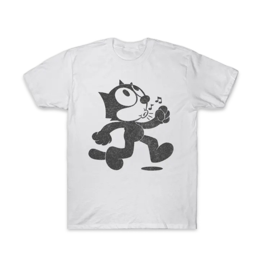 Felix The Cat - Retro Faded Design T-Shirt